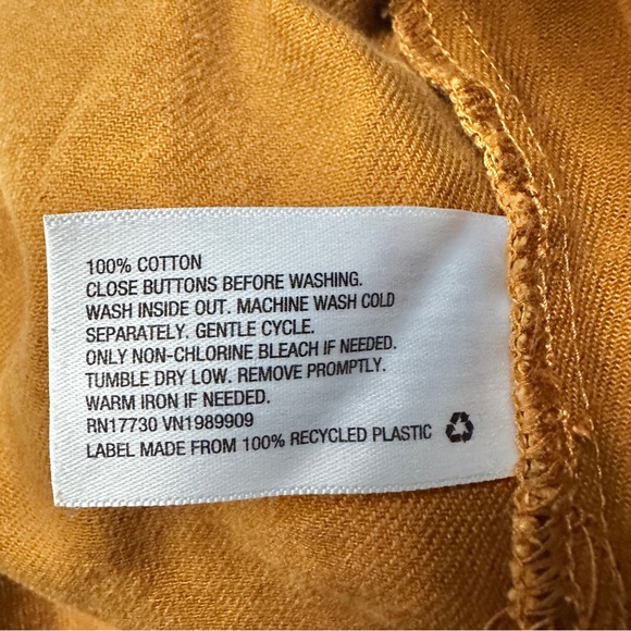 TARGET x Kahlana Barfield Brown Leopard Print LS Utility Denim A-Line Dress - Picture 15 of 15